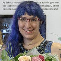 A fotó a kiállítás-megnyitón készült (fotós: Urbán Ádám)