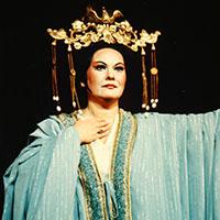 Turandot szerepében