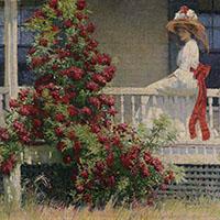 Philip Leslie Hale: Crimson Rambler című festménye (1909) (C) Pannonia Entertaiment